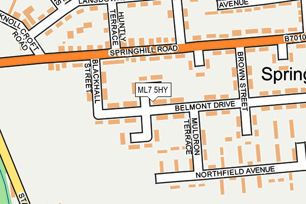 ML7 5HY map - OS OpenMap – Local (Ordnance Survey)