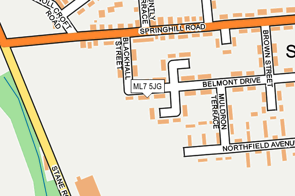 ML7 5JG map - OS OpenMap – Local (Ordnance Survey)
