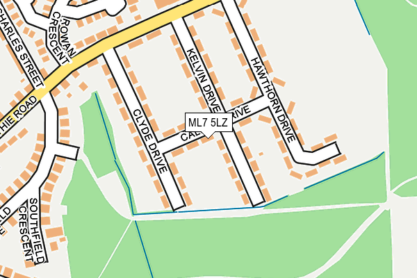 ML7 5LZ map - OS OpenMap – Local (Ordnance Survey)