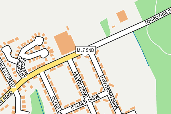 ML7 5ND map - OS OpenMap – Local (Ordnance Survey)