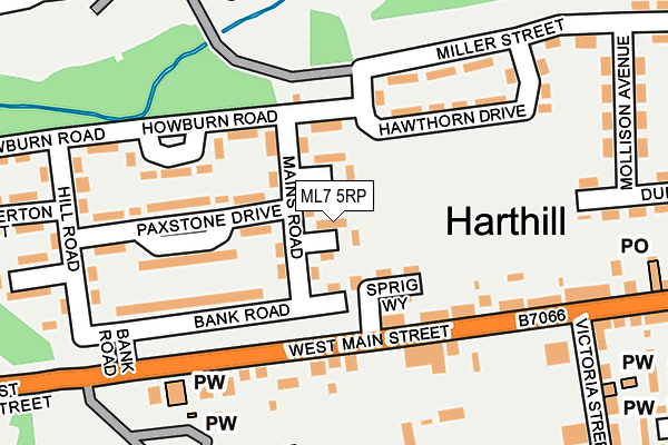 ML7 5RP map - OS OpenMap – Local (Ordnance Survey)