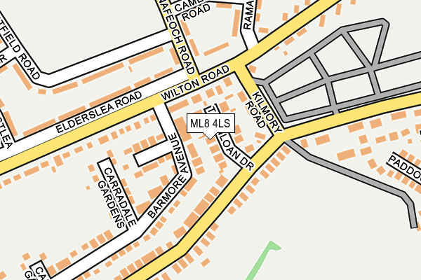 ML8 4LS map - OS OpenMap – Local (Ordnance Survey)