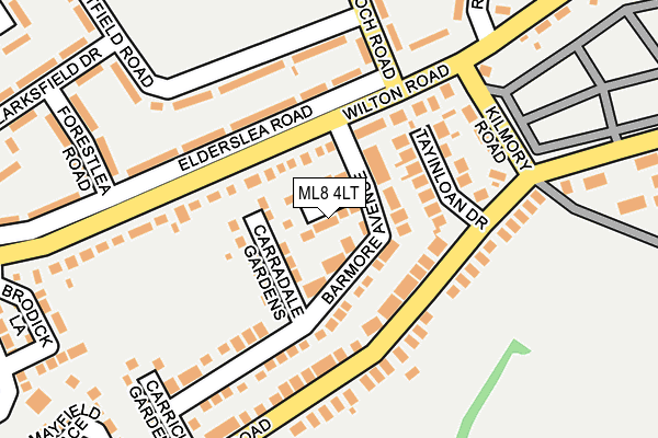 ML8 4LT map - OS OpenMap – Local (Ordnance Survey)
