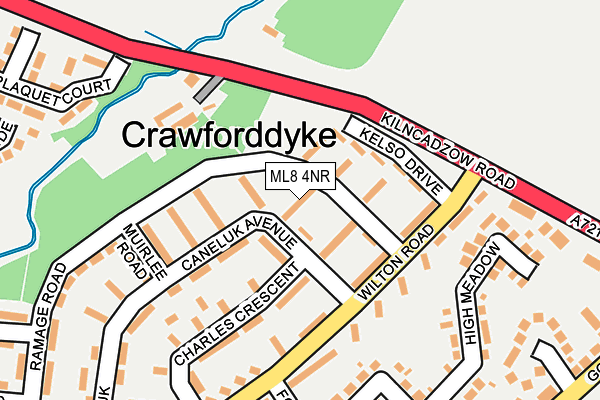 ML8 4NR map - OS OpenMap – Local (Ordnance Survey)