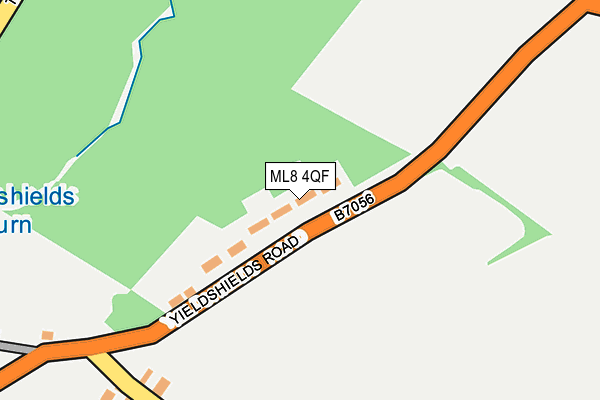 ML8 4QF map - OS OpenMap – Local (Ordnance Survey)