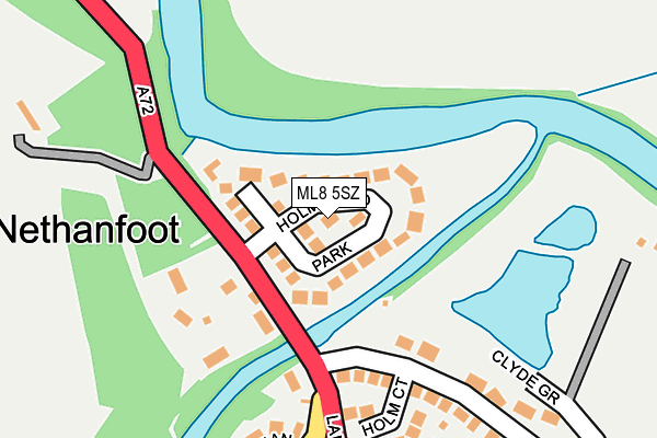 Map of EFORBES LTD at local scale