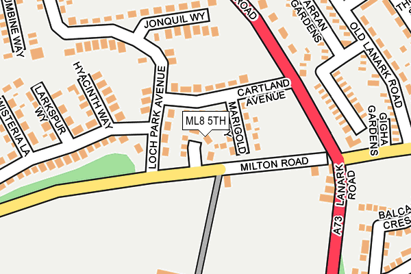 ML8 5TH map - OS OpenMap – Local (Ordnance Survey)