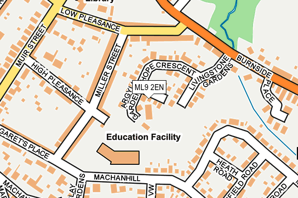 ML9 2EN map - OS OpenMap – Local (Ordnance Survey)