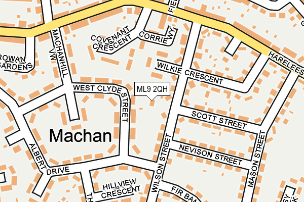 ML9 2QH map - OS OpenMap – Local (Ordnance Survey)