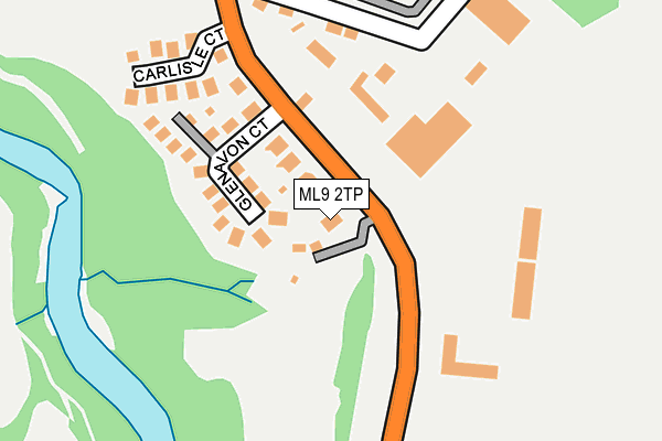 ML9 2TP map - OS OpenMap – Local (Ordnance Survey)