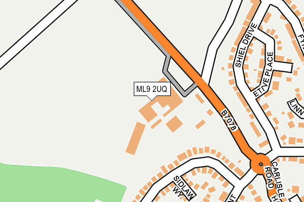 ML9 2UQ map - OS OpenMap – Local (Ordnance Survey)