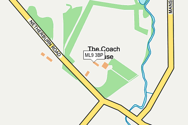 ML9 3BP map - OS OpenMap – Local (Ordnance Survey)