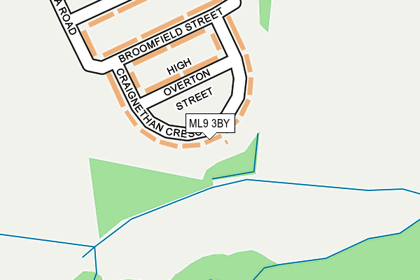 ML9 3BY map - OS OpenMap – Local (Ordnance Survey)