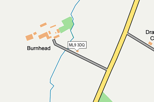 ML9 3DQ map - OS OpenMap – Local (Ordnance Survey)