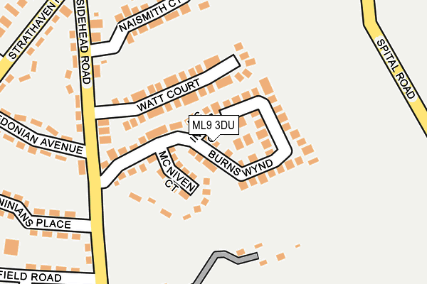 Map of WYNDDOWN67 LTD at local scale