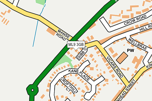 Map of GMC CONSTRUCTION (SCOTLAND) LIMITED at local scale