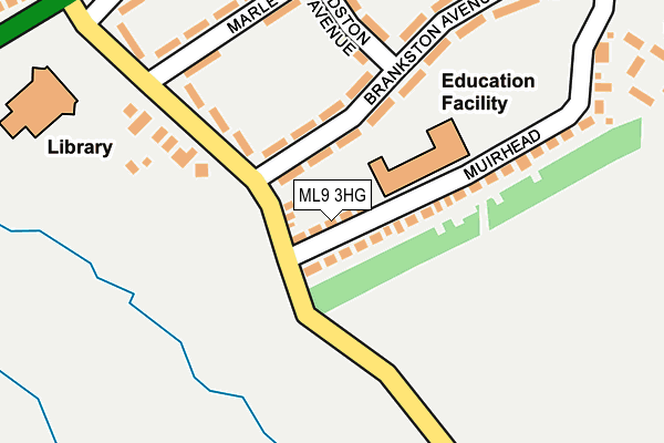 ML9 3HG map - OS OpenMap – Local (Ordnance Survey)