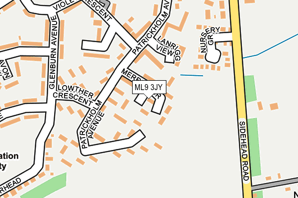 ML9 3JY map - OS OpenMap – Local (Ordnance Survey)