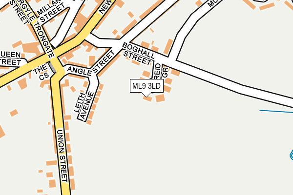 ML9 3LD map - OS OpenMap – Local (Ordnance Survey)