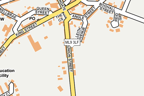 Map of GREENACRE PROJECT MANAGEMENT LIMITED at local scale