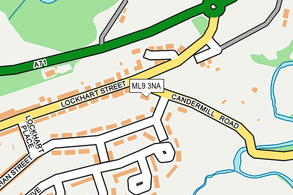 ML9 3NA map - OS OpenMap – Local (Ordnance Survey)