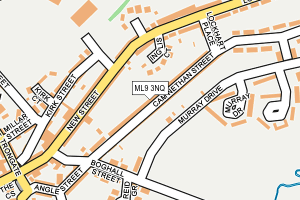 ML9 3NQ map - OS OpenMap – Local (Ordnance Survey)