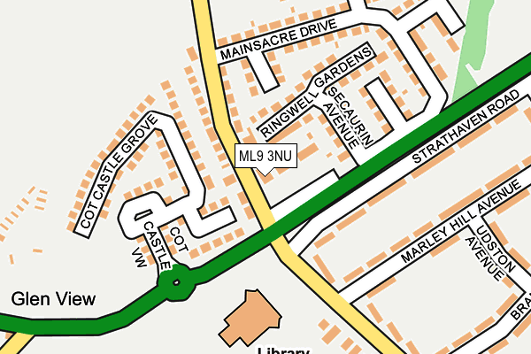 ML9 3NU map - OS OpenMap – Local (Ordnance Survey)