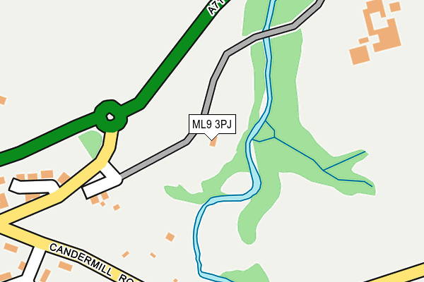ML9 3PJ map - OS OpenMap – Local (Ordnance Survey)