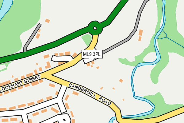 ML9 3PL map - OS OpenMap – Local (Ordnance Survey)
