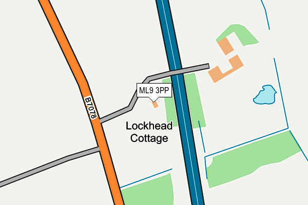 ML9 3PP map - OS OpenMap – Local (Ordnance Survey)