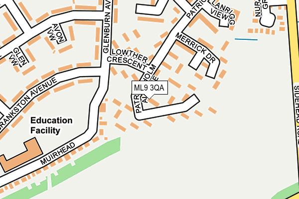 ML9 3QA map - OS OpenMap – Local (Ordnance Survey)