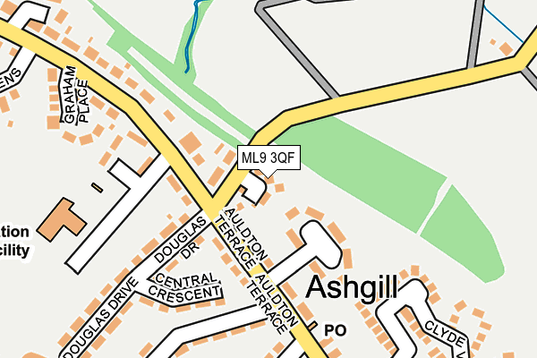 ML9 3QF map - OS OpenMap – Local (Ordnance Survey)