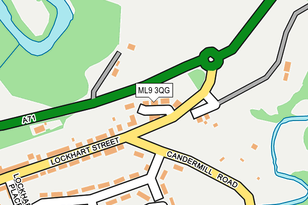 ML9 3QG map - OS OpenMap – Local (Ordnance Survey)