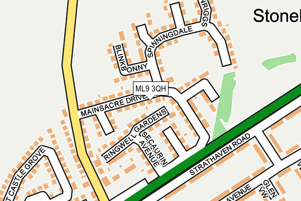 ML9 3QH map - OS OpenMap – Local (Ordnance Survey)