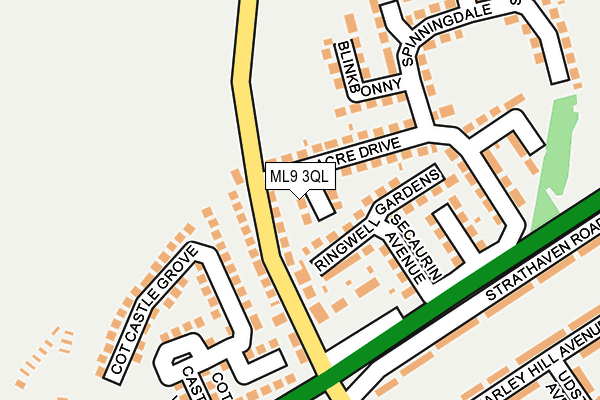 ML9 3QL map - OS OpenMap – Local (Ordnance Survey)