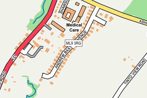 ML9 3RG map - OS OpenMap – Local (Ordnance Survey)