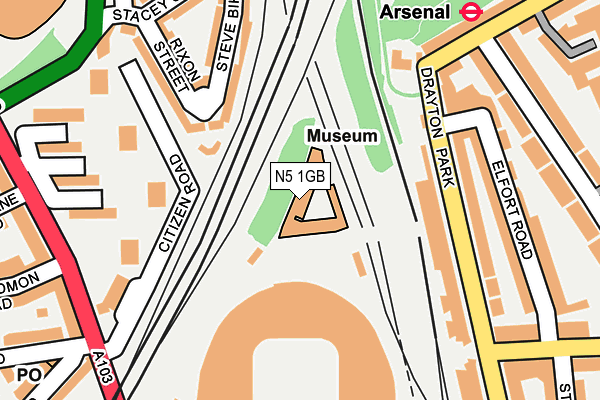 N5 1GB map - OS OpenMap – Local (Ordnance Survey)