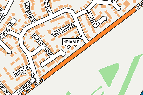 NE10 8UF map - OS OpenMap – Local (Ordnance Survey)