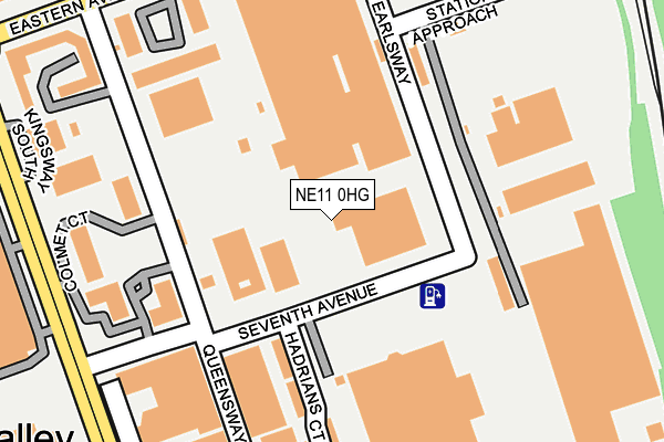 NE11 0HG map - OS OpenMap – Local (Ordnance Survey)