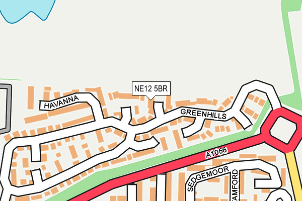 Map of PURPLE NEWCASTLE LIMITED at local scale