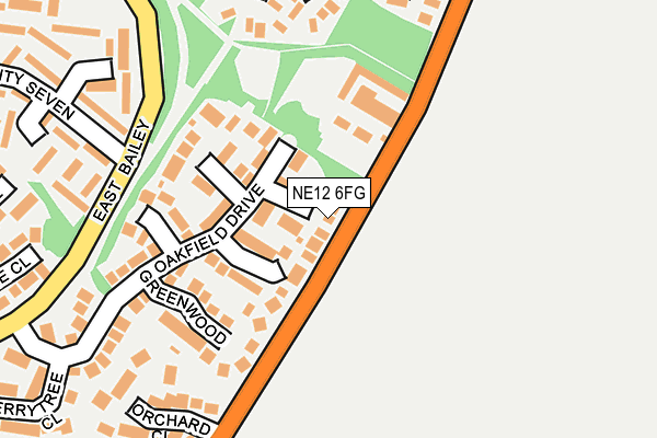 Map of JM BUILDING MAINTENANCE (N.E.) LTD at local scale