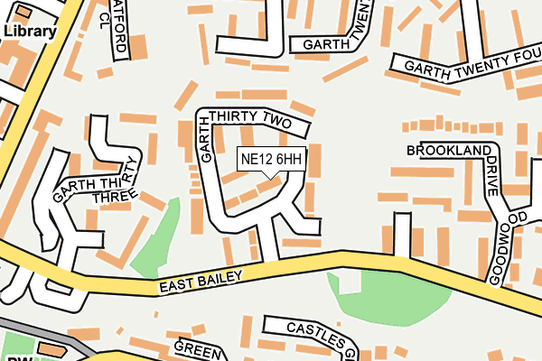 NE12 6HH map - OS OpenMap – Local (Ordnance Survey)