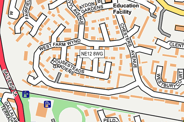 Map of DEBORAH C ANDERSON LTD at local scale