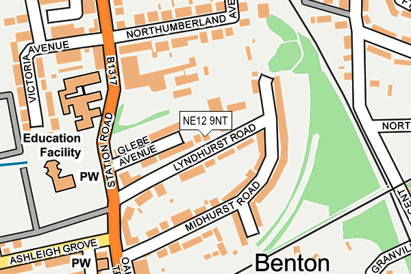Map of WETTON YOUNG LIMITED at local scale