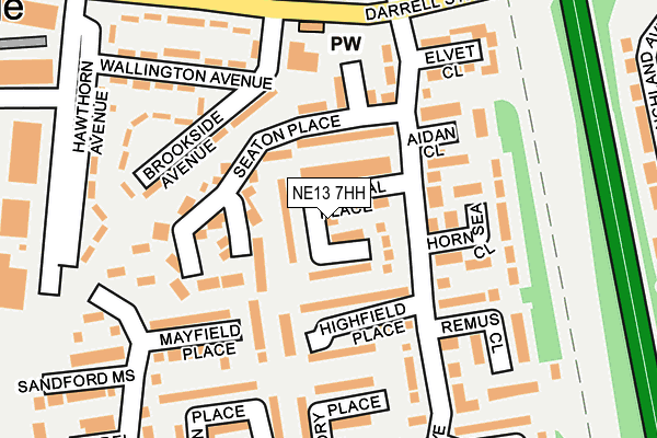 Map of KING & QUEEN LTD at local scale