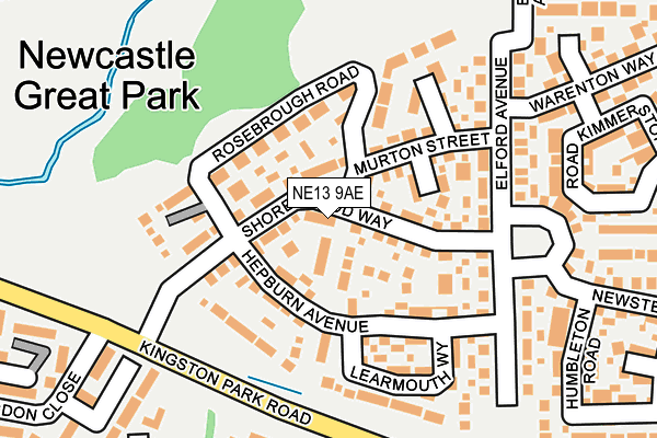 Map of TAX TYNE LIMITED at local scale