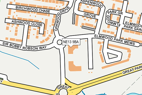 Map of HOLBROOK ESTATE AGENTS LIMITED at local scale