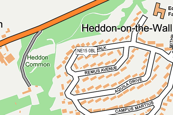 Map of ANDERSON HV LTD at local scale
