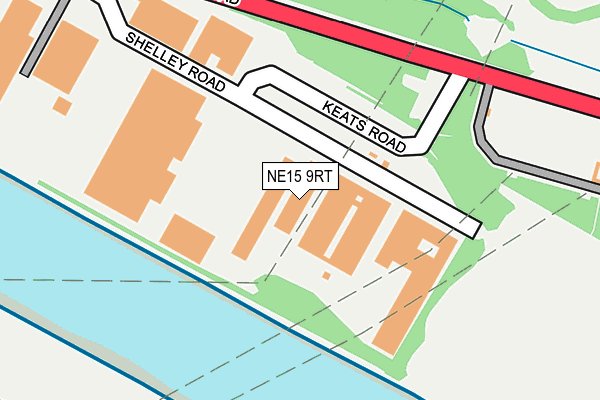 Map of B & I STORAGE LTD at local scale