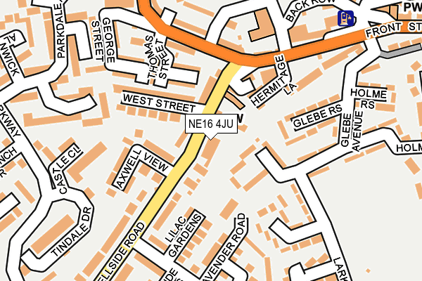 Map of DELVILLE WOOD LIMITED at local scale